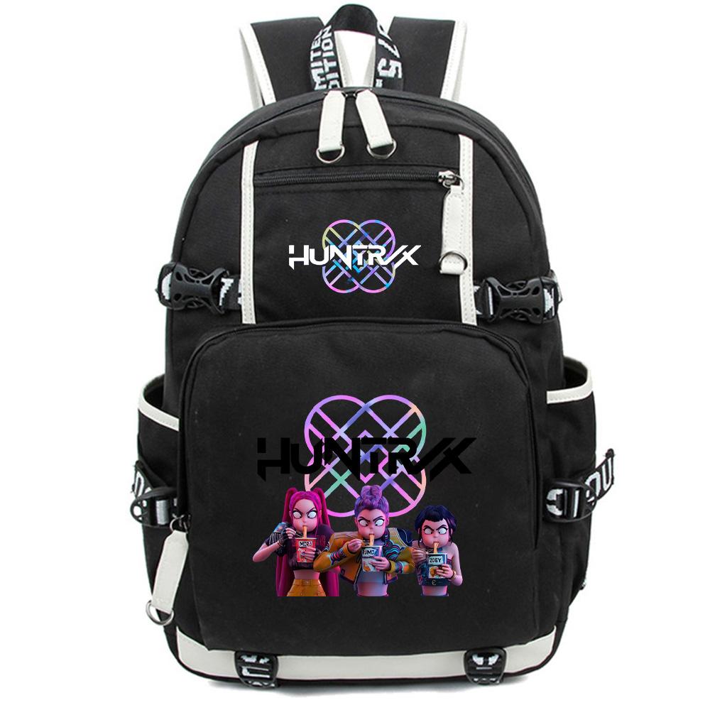Anime K-Pop Demon Hunters Backpack Large Capacity Bookbag Laptop Unisex Student Boy Girl School Bag Large Capacity Travel Outdoor Bag Kid Gift Mochila