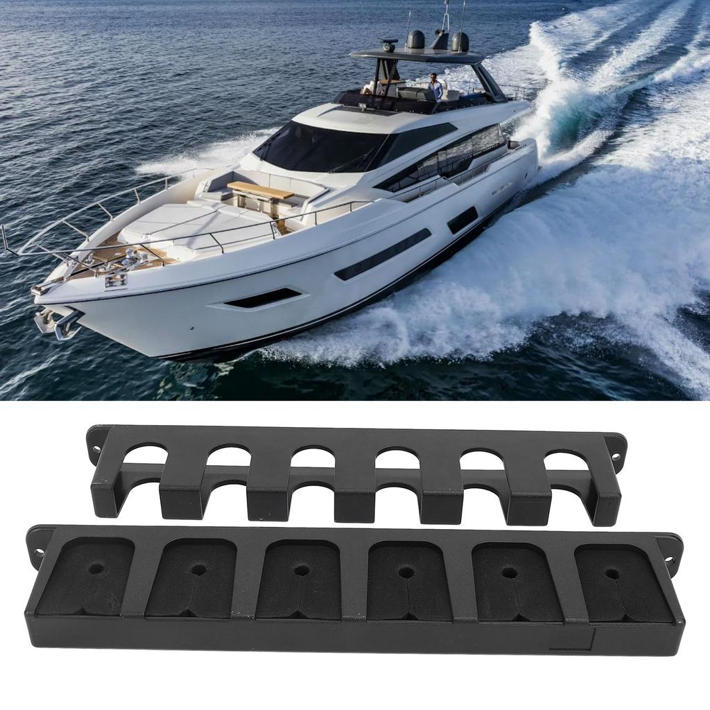 2шт держатель для удочки настенный 6 отверстий вертикальный горизонтальный стойка для удочки для гаража сарая