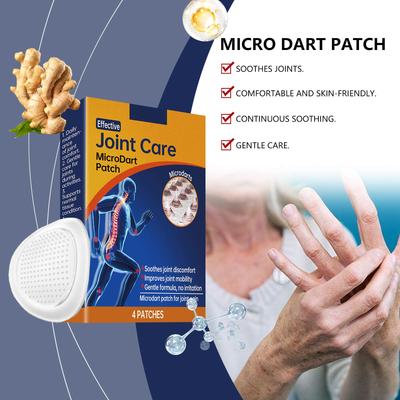 Совместные микроигольные пластыри обеспечивают нежный уход, нежны к коже и удобны для суставов, а также при дискомфорте в суставах.. Это патчи для ежедневного ухода.