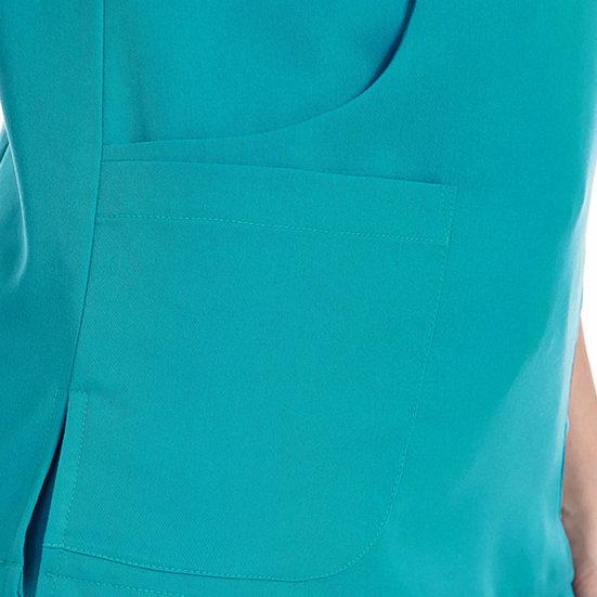 2 шт./компл., комплект женской больничной формы, комплект с круглым вырезом, застежкой-молнией, короткими рукавами, карманами, топ, брюки с эластичной резинкой на талии, быстросохнущий больничный стоматологический костюм медсестры