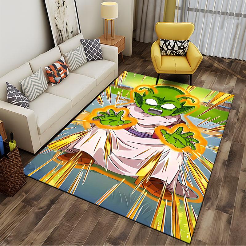 Green Warrior Energy Burst Design suitable as a non-slip mat for the living room or bedroom sofa
