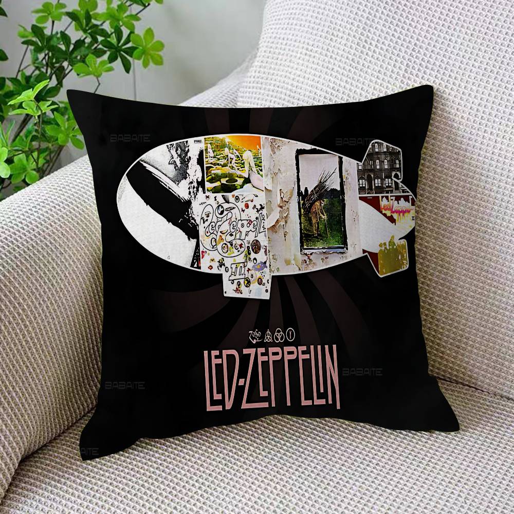 Классическая наволочка с логотипом группы Led Zeppelin для спальни, комнаты и дивана в гостиной, декоративная наволочка для подушки
