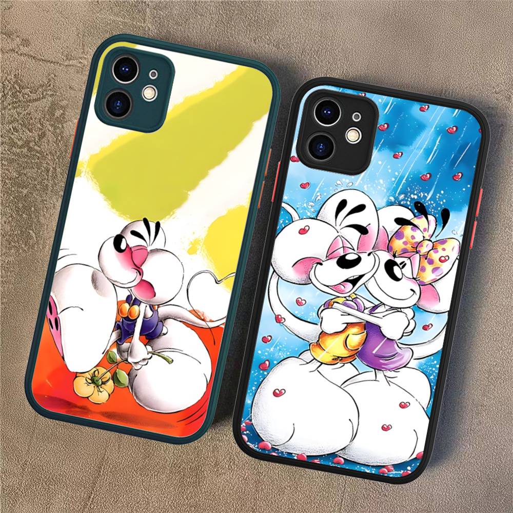 Anime Cartoon D-DiddlS For IPhone 16 15 14 Plus 13 12 11 Pro Max X XS MAX Translucent Matte Shockproof Cover