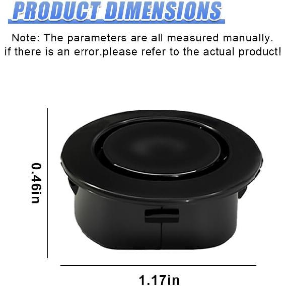 Car Rear Bumper Radar Hole Cover Plugs, Plastic Waterproof Dustproof Sensor Hole Plug, Universal Automotive Exterior Holes Protective Accessories for