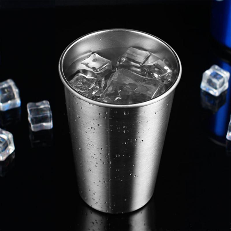 304 нержавеющая сталь кружка для кофе многоразовые пивные кружки чай молоко вода чашки посуда для кемпинга барная посуда