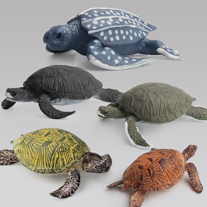 Simulation Animal Model Toy Turtle Doll Ornament Collection Static Animal Boutique Gift Gift