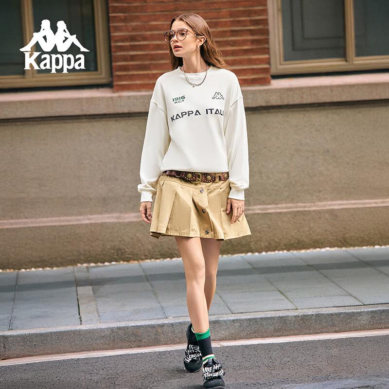 Kappa Вязаный пуловер-толстовка в стиле американского ретро