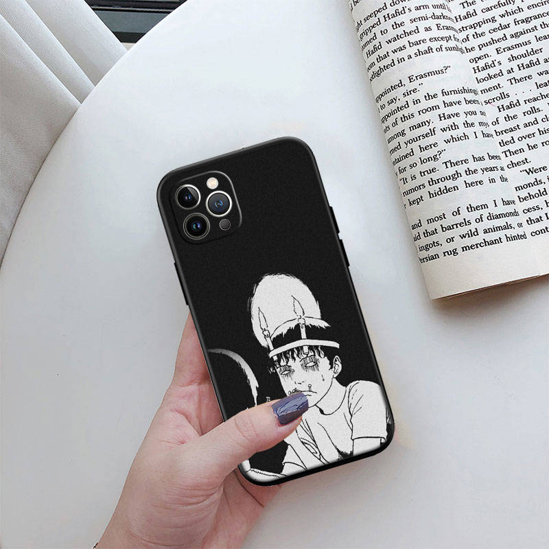 IR15 Junji Ito Tomie Case for Samsung A06 A35 A25 A24 A15 A05S A05 M55 M35 M15 A02 A12 A13 A10 A16 A20 A30 A22 A31 A32 A33 A42 A50