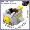 MOC Hedgehog Mech Bricks Car Game Anime Airship Dr Eggmaned Robot Compatible Figure Building Blocks Toys For Children Adult Gift