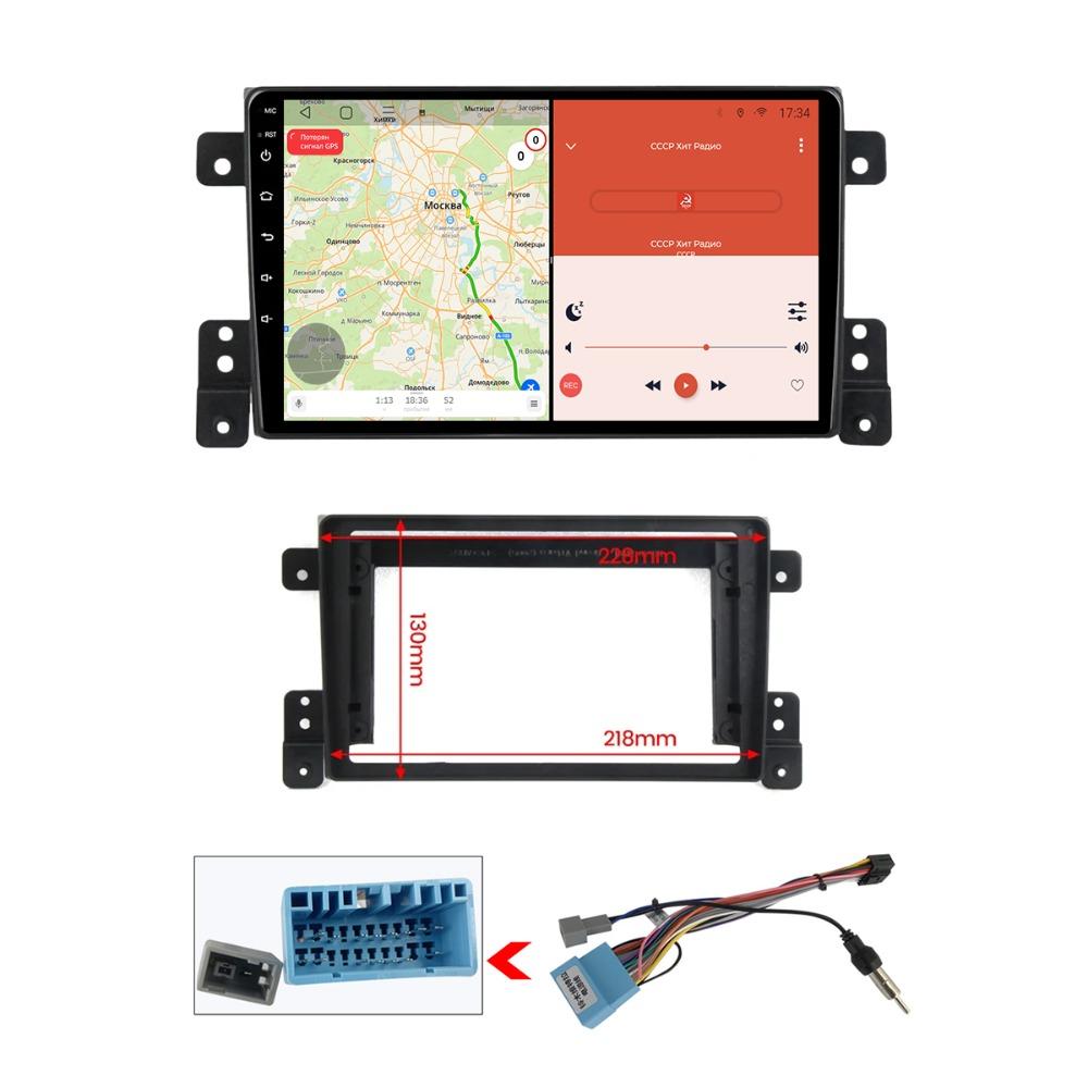 Android Car Radio For Suzuki Grand Vitara 3 2005 - 2015 Multimedia Player Head Unit Stereo GPS Navigation BT WIFI 1+16GB