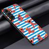 S-se-sameS classic anime street pattern Phone Case For Samsung Galaxy S26 S25 S24 S23 S22 S21 Plus Ultra Note20 Soft Black