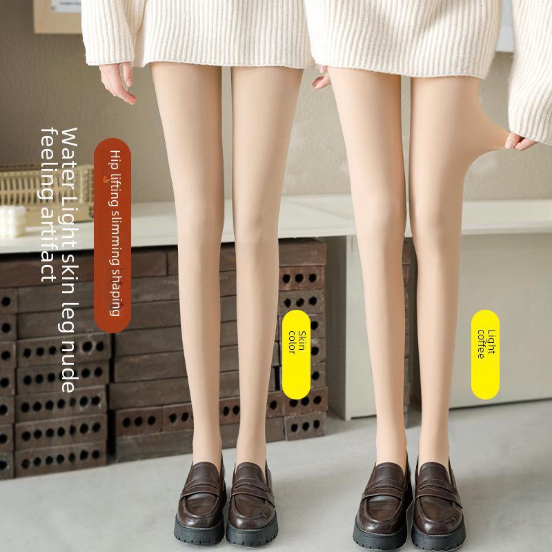 «Женские бархатные теплые колготки с защитой от зацепов — прозрачные, легкие чулки и утолщенные леггинсы для верхней одежды»