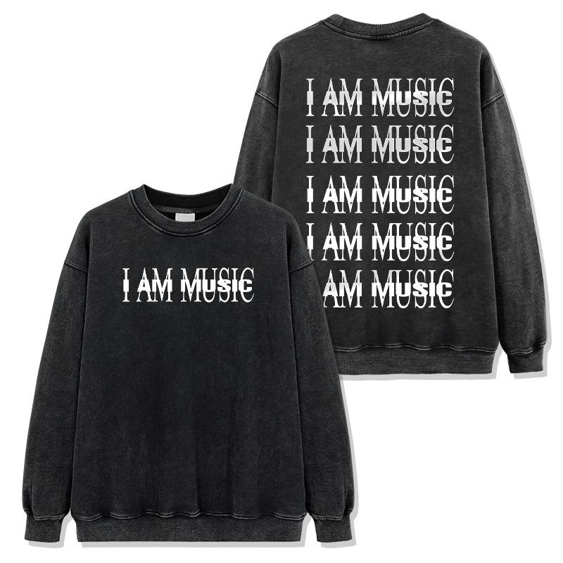 Худи с принтом Playboi Carti и комплект из выстиранной футболки