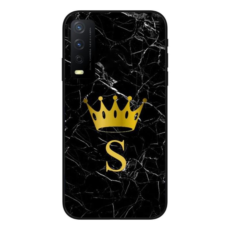 Чехол для телефона Cool Letter Marble Crown для VIVO Y95 Y93 Y31 Y20 V19 V17 V15 Pro X60 NEX, мягкий черный чехол для телефона