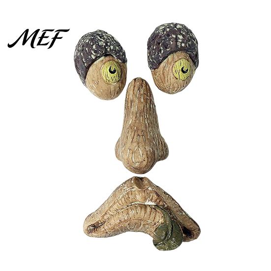 Outdoor Garden Wall Decor Glow?in?the?Dark Tree Face Decor, Funny Old Man Bark Gifts Resin Ornament, Halloween Easter Hugger Yard Decoration