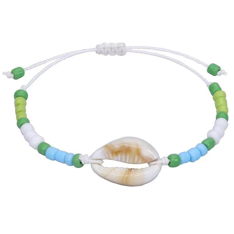 Браслеты Boho Miyuki для женщин, шикарный милый браслет из ракушек, простая ручная работа, регулируемый браслет, модные украшения