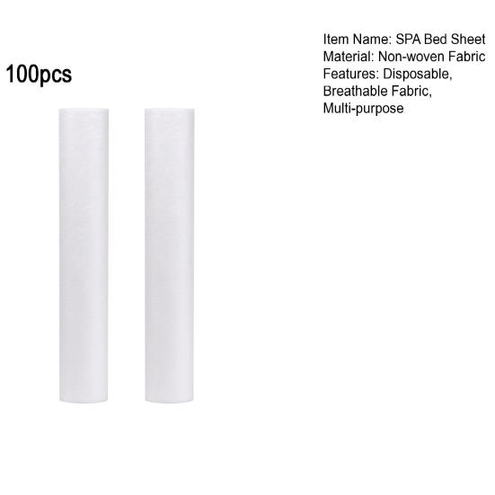 50/100 шт./рулон одноразовые простыни для массажного стола складные легкие мягкие дышащие нетканые ткани спа татуировки восковые покрывала для стола