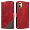 For Samsung Galaxy A05 4G Case Folding Stand Leather Phone Cover Geometric Line