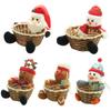 Merry Christmas Candy Storage Basket Santa Claus Storage Basket Christmas Candy Storage Basket Decoration 2025 Xmas Gifts Box
