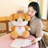 Choker Heart Loving Dog Plush Toy Cartoon Stuffed Animal Doll Gift Decoration