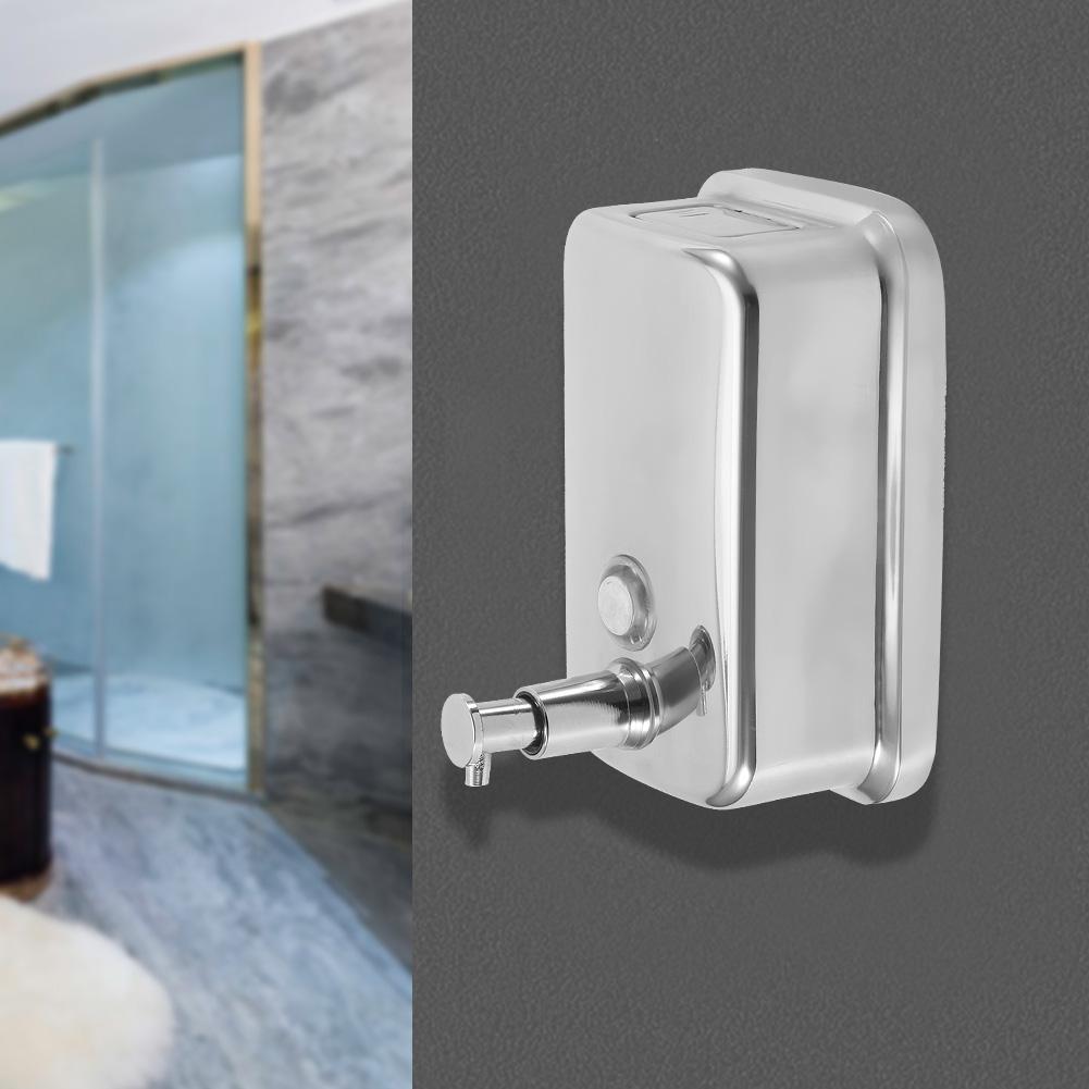 Настенный ручной дозатор мыла/шампуня из нержавеющей стали, дозатор лосьона для дома