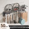 Modern No-Drill Kitchen Rail & Utensil Holder