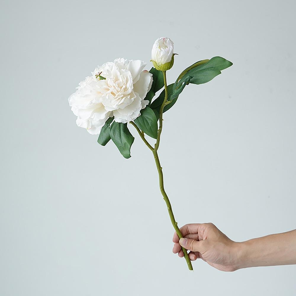 2 Головы сожженных искусственных цветов Букет Большие пионы Искусственные цветы Имитация для свадебного украшения дома