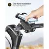 Motorcycle Phone Mount, Upgrade [Never Fall Off] [0 Shake] Bike Phone Mount, [3S Put & Take] 360° Rotatable Phone Holder For Motorcycle Bike Bicycle
