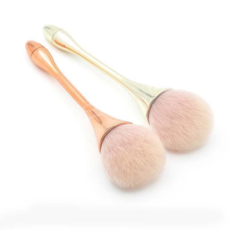 Blush Brush Rose Gold Stem Blush Brush Honey Powder Brush Large Diameter Makeup Beauty