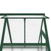 Greenhouse with Foundation Frame Green 169 x 114 x 195 cm Aluminum