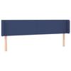 VidaXL LED Headboard Bedroom Furniture Double Bed Accessory Head of Bed Frame Interior Blue 3122968