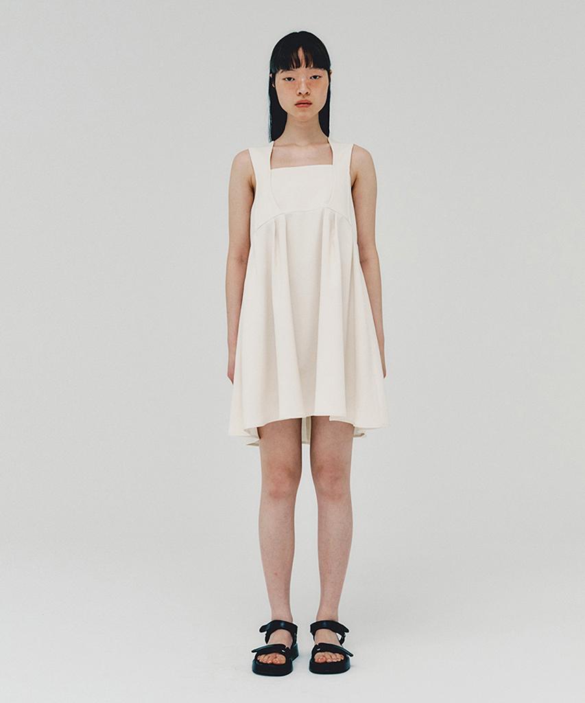 Awi Baby Doll Dress_Cream