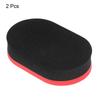 PATIKIL Table Tennis Rubber Ping Pong Cleaning Paddle Racket Black Cleaner, 2-Piece Sponge, Cleaner, Care, Soft, Red,