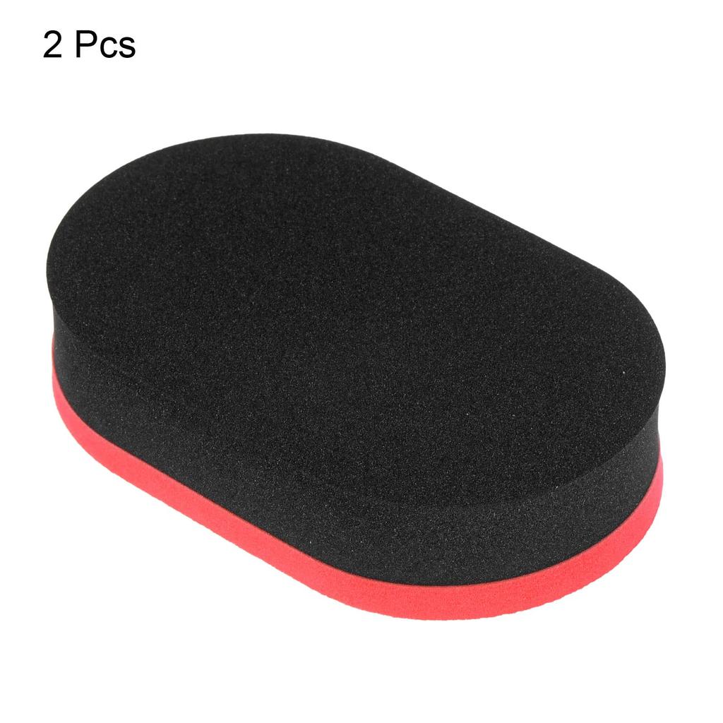 PATIKIL Table Tennis Rubber Ping Pong Cleaning Paddle Racket Black Cleaner, 2-Piece Sponge, Cleaner, Care, Soft, Red,