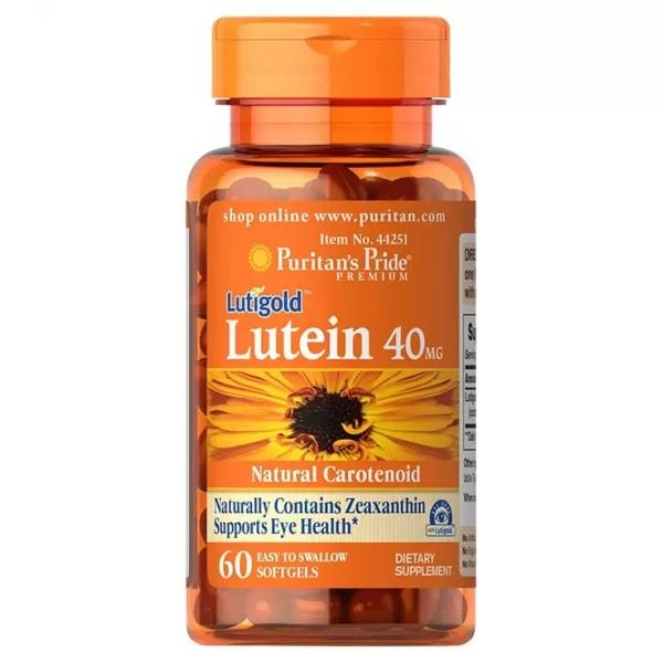 Puritan's Pride Лютеин 40 мг с зеаксантином