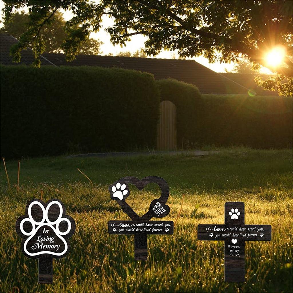 Мемориальный садовый столб для домашних животных, долговечные мемориальные маркеры для могил домашних животных, мемориальные садовые украшения для кладбища, декор садовой могилы для сада, двора,