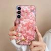 Розовый чехол для телефона с сакурой для Samsung Galaxy S21 22 23 24 S25 Ultra PlusS20 FE S10 Plus Чехол Funda