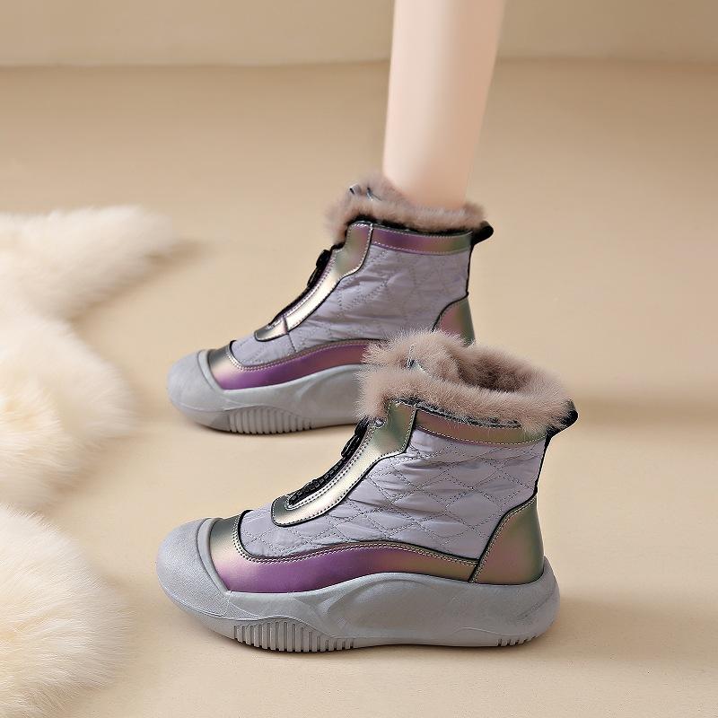 Зимние бархатные высокие кеды детские новые уличные повседневные короткие ботинки кожаные ботинки детские универсальные теплые хлопковые туфли женские