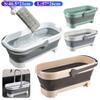 Large Capacity Folding Mop Bucket Multifunctional Collapsible Bucket Portable Car Wash Fishing Camping Cleaning Household Items