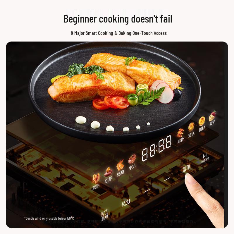 Midea 5L Smart Visual Steam Air Fryer CN plug (adapter included)