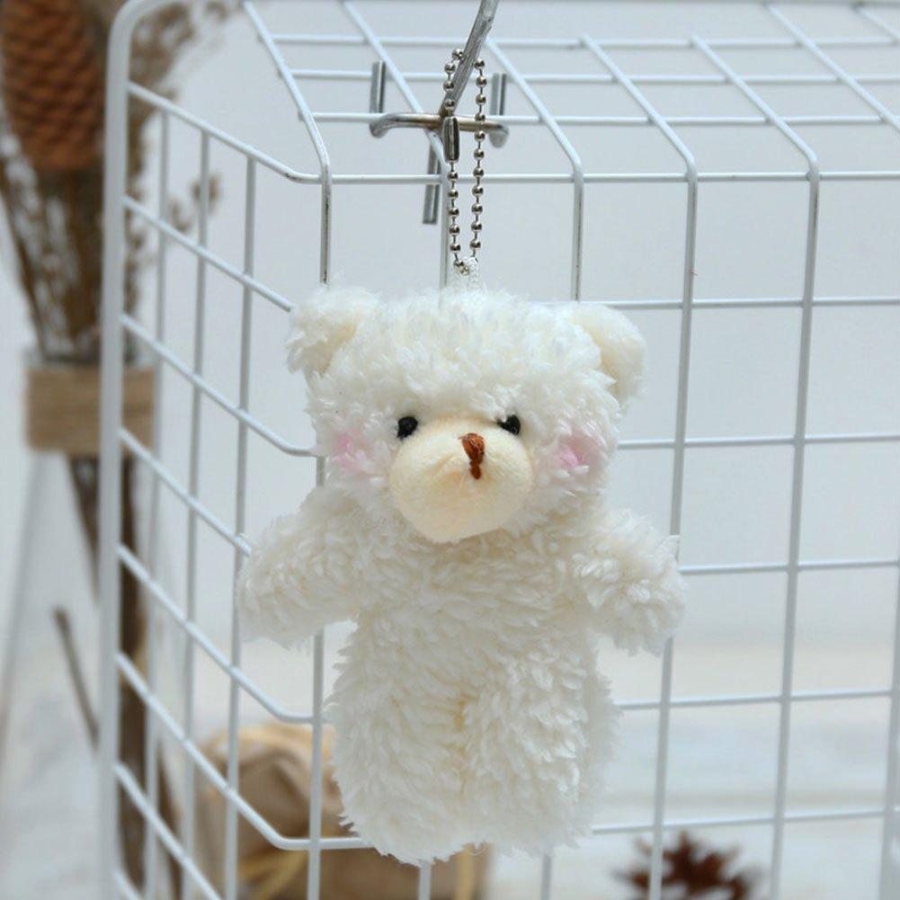 Милый плюшевый брелок-подвеска в виде медведя, мягкая плюшевая игрушка-брелок, кулон на рюкзак, подарки на день рождения для детей