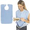 Adjustable Waterproof Terry Cloth Bibs Large Feeding Apron and Burping Cloths for Home or Care Facilities