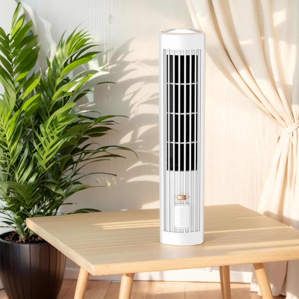 Вентилятор Tower без лопастей с зарядкой через USB 1200 мАч, тихий вентилятор охлаждения, мини-вертикальный кондиционер, напольный без лопастей, охладитель воздуха