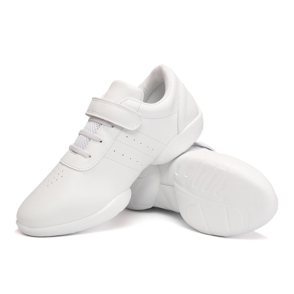 Женская обувь для черлидинга, дышащая танцевальная обувь для девочек, легкая обувь для черлидинга, белая тренировочная обувь для фитнеса, гимнастики и йоги