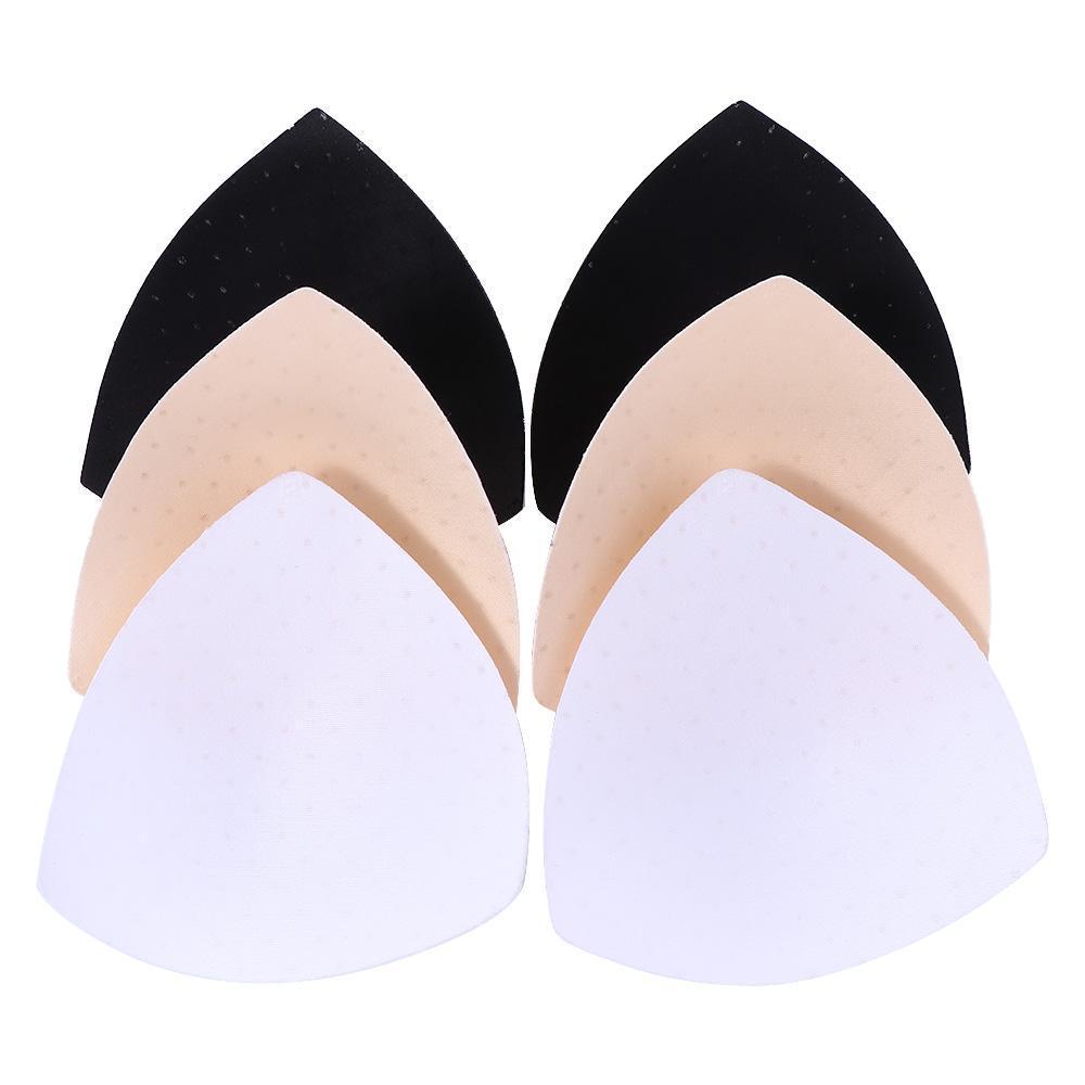 Bra Push Up Inserts Cups Enhancer Inserts Chest Sponge Bra Pads Thin Chest Pads Women Chest Cups