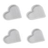 Heart Candle Mold Heart Resin Silicone Mold for DIY Candle Soap Plaster Ornament Home Decor Non Stick Easy to Demold