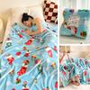 Christmas Throw Blanket Flannel Winter Holiday Bed Blanket Warm Fuzzy Plush Blanket Cozy Xmas Tree Stocking Throw for Sofa Couch