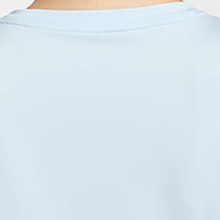 Nike Dri-Fit One Модная Удобная Универсальная Футболка с Круглым Вырезом и Коротким Рукавом Женские Топы Фиолетовый Синий Черный HJ1055-423