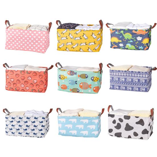 Корзина для белья, ящик для хранения одежды с усиленной ручкой, большая вместимость, для хранения игрушек