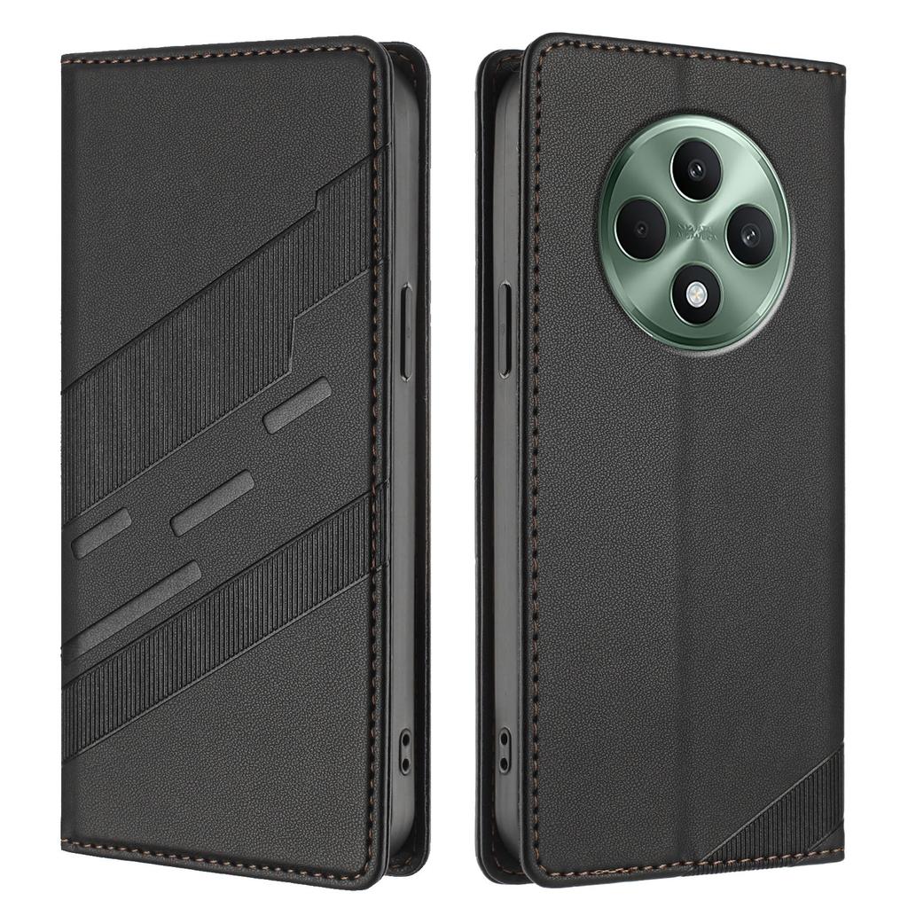 Для телефонов Oppo Reno12 F 5G Чехлы в стиле панк с тиснением Кошелек-подставка Кожаная обложка